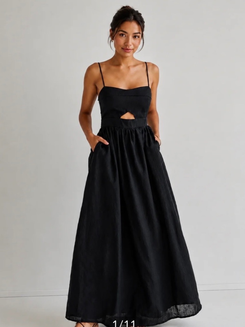Black summer dress